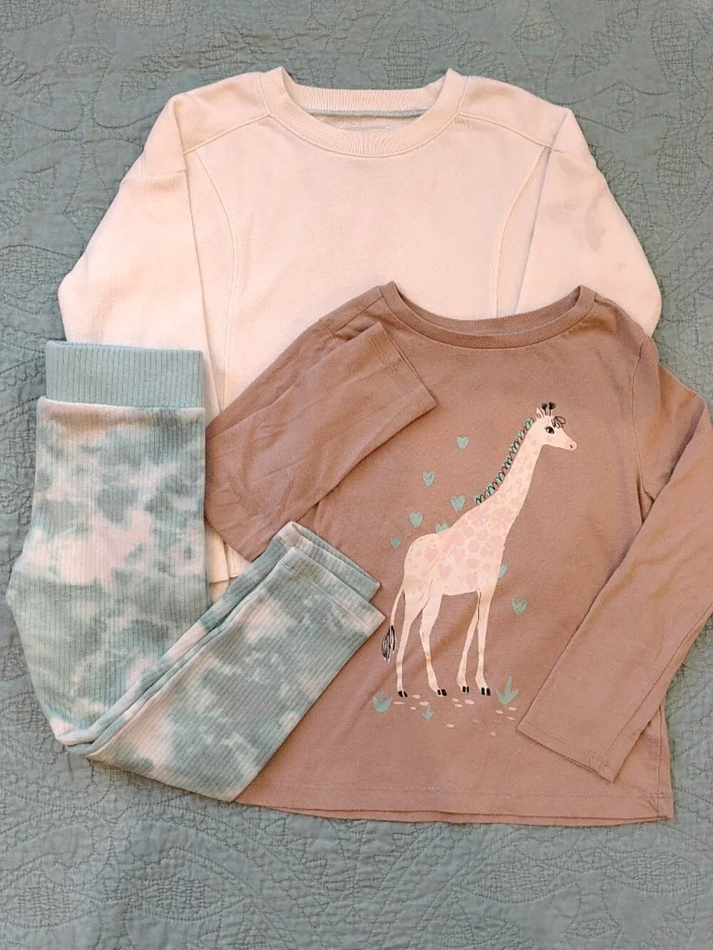 Oshkosh & Carter Sweater Giraffe Outfit Kid Girl Size 6